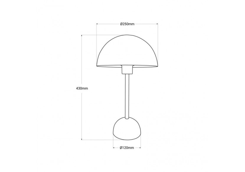 Lampe à poser design avec interrupteur et prise "Seta"-E27 - L3082-B - Barcelona LED