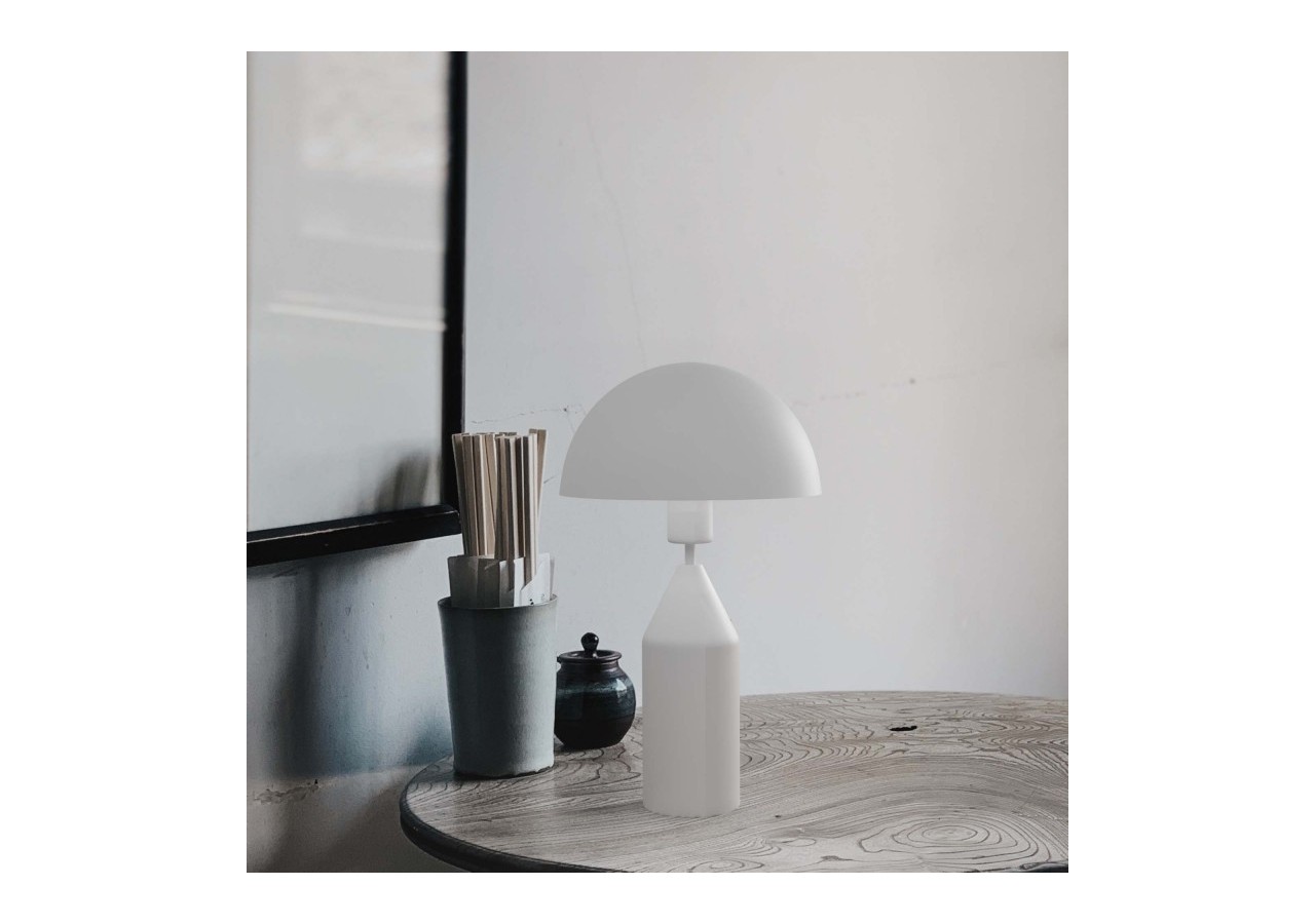 Lampe à poser en métal "Cutt"-E27 / Inspiration "Atollo" - L3083-B - Barcelona LED