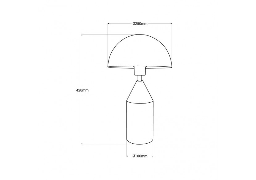 Lampe à poser en métal "Cutt"-E27 / Inspiration "Atollo" - L3083-B - Barcelona LED Lampe à poser en métal "Cutt"-E27 / Inspiration "Atollo" - L3083-B - Barcelona LED