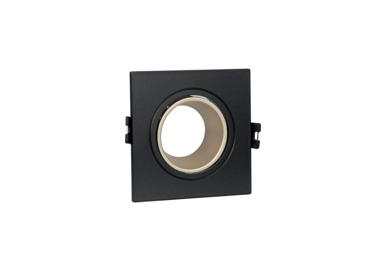 Collerette downlight carrée orientable GU10 / MR16-Faible indice UGR-Coupe diamètre 75 mm - B921-CN - Barcelona LED