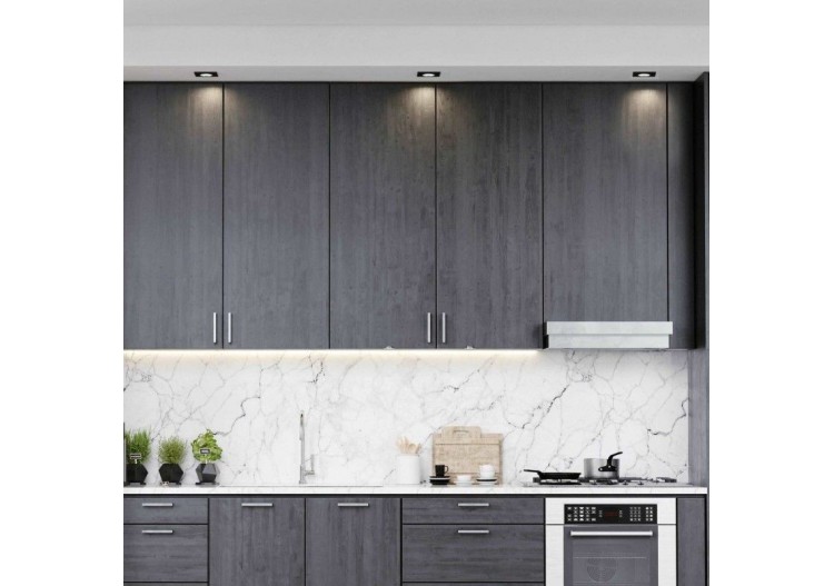 Collerette downlight carrée orientable GU10 / MR16-Faible indice UGR-Coupe diamètre 75 mm - B921-CN - Barcelona LED 2