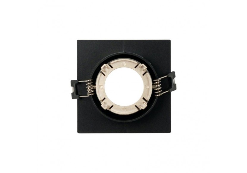 Collerette downlight carrée orientable GU10 / MR16-Faible indice UGR-Coupe diamètre 75 mm - B921-CN - Barcelona LED Collerette downlight carrée orientable GU10 / MR16-Faible indice UGR-Coupe diamètre 75 mm - B921-CN - Barcelona LED