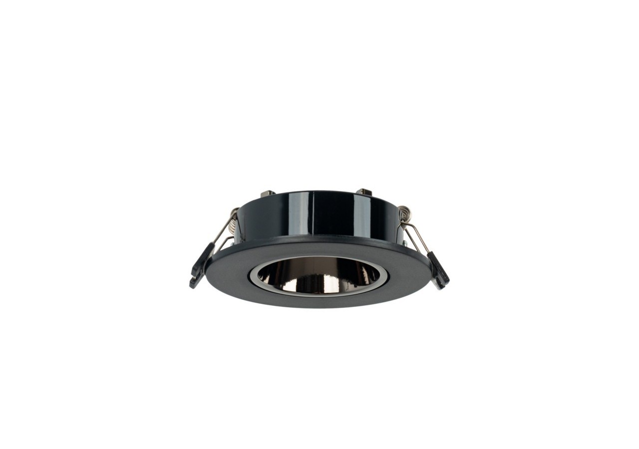 Collerette downlight ronde orientable GU10 / MR16-Faible UGR-Coupe diamètre 75 mm - B920-GN - Barcelona LED