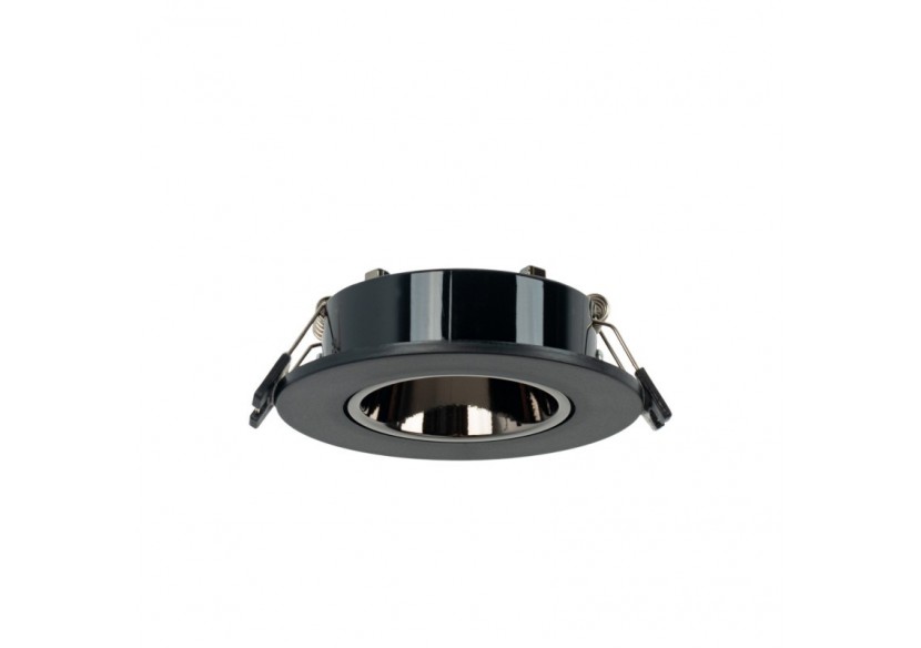 Collerette downlight ronde orientable GU10 / MR16-Faible UGR-Coupe diamètre 75 mm - B920-GN - Barcelona LED Collerette downlight ronde orientable GU10 / MR16-Faible UGR-Coupe diamètre 75 mm - B920-GN - Barcelona LED