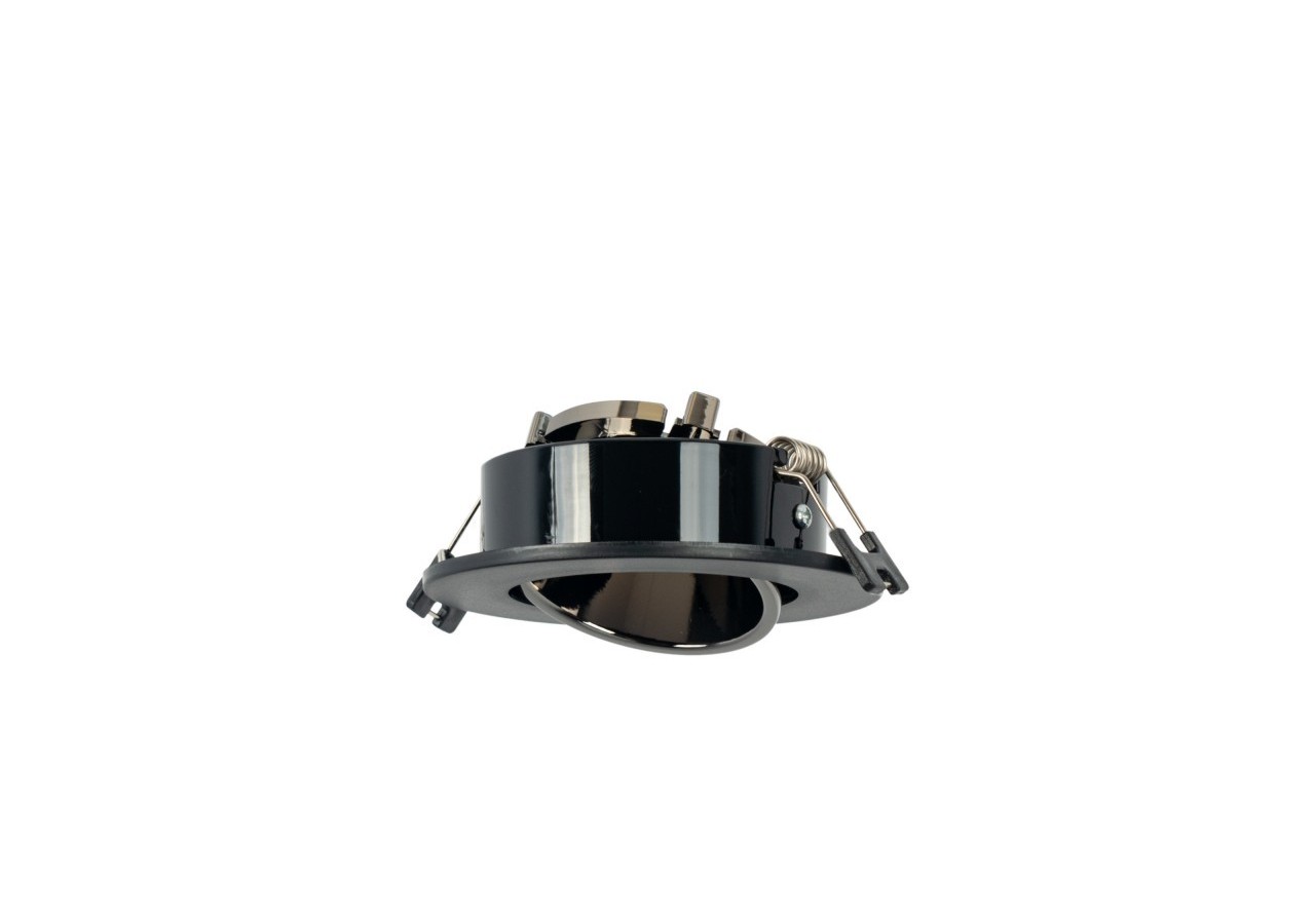 Collerette downlight ronde orientable GU10 / MR16-Faible UGR-Coupe diamètre 75 mm - B920-GN - Barcelona LED