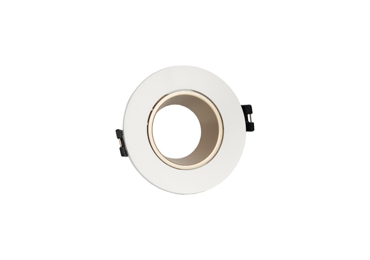 Collerette downlight ronde orientable GU10 / MR16-Faible UGR-Coupe diamètre 75 mm - B920-CB - Barcelona LED