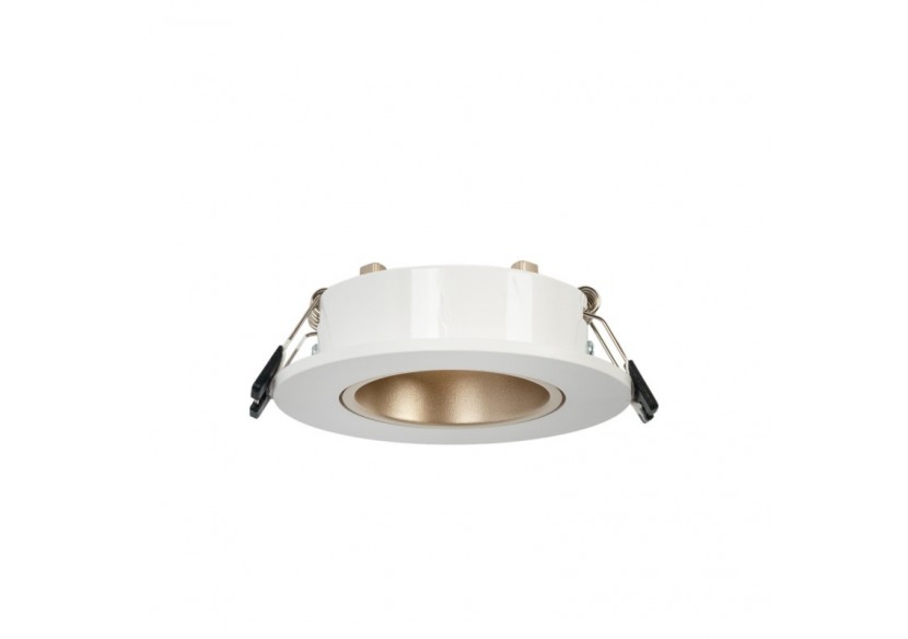 Collerette downlight ronde orientable GU10 / MR16-Faible UGR-Coupe diamètre 75 mm - B920-CB - Barcelona LED Collerette downlight ronde orientable GU10 / MR16-Faible UGR-Coupe diamètre 75 mm - B920-CB - Barcelona LED