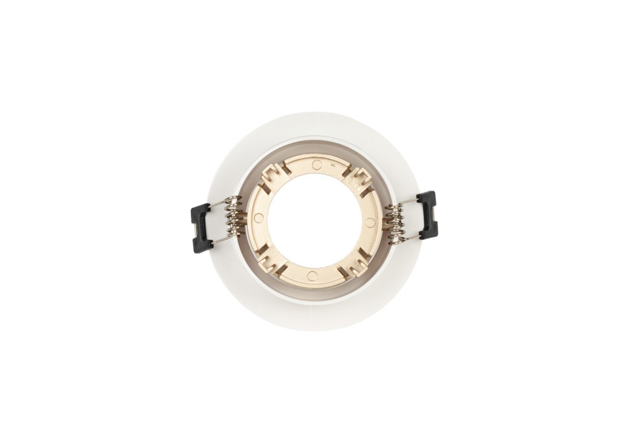 Collerette downlight ronde orientable GU10 / MR16-Faible UGR-Coupe diamètre 75 mm - B920-CB - Barcelona LED