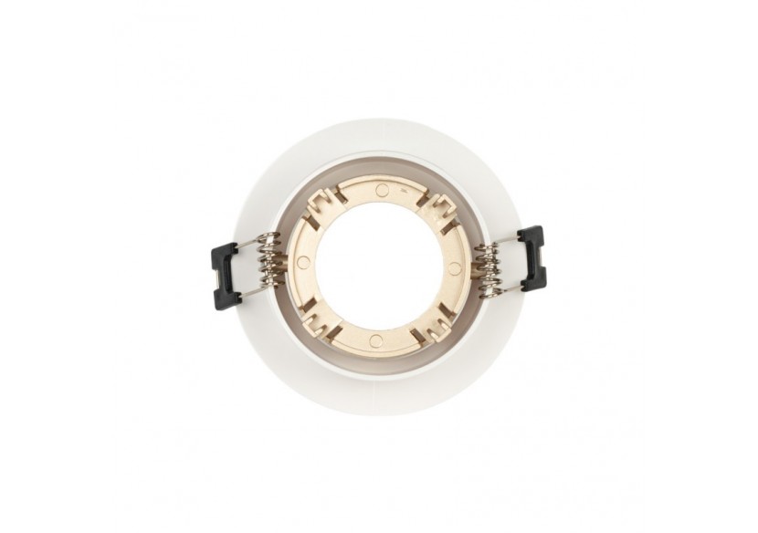 Collerette downlight ronde orientable GU10 / MR16-Faible UGR-Coupe diamètre 75 mm - B920-CB - Barcelona LED Collerette downlight ronde orientable GU10 / MR16-Faible UGR-Coupe diamètre 75 mm - B920-CB - Barcelona LED