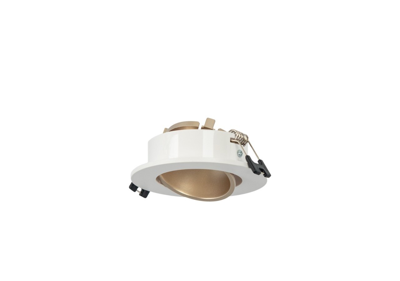 Collerette downlight ronde orientable GU10 / MR16-Faible UGR-Coupe diamètre 75 mm - B920-CB - Barcelona LED