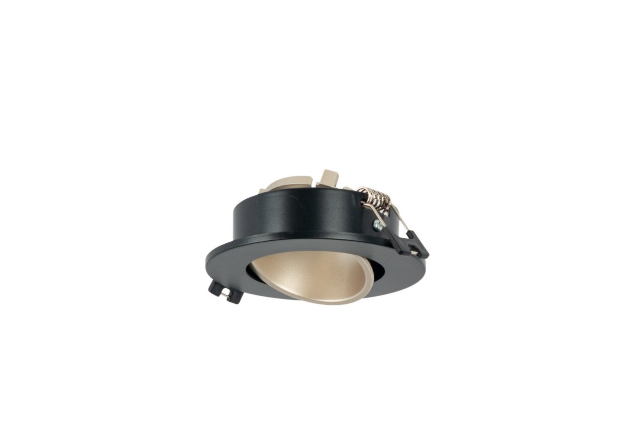Collerette downlight ronde orientable GU10 / MR16-Faible UGR-Coupe diamètre 75 mm - B920-CN - Barcelona LED