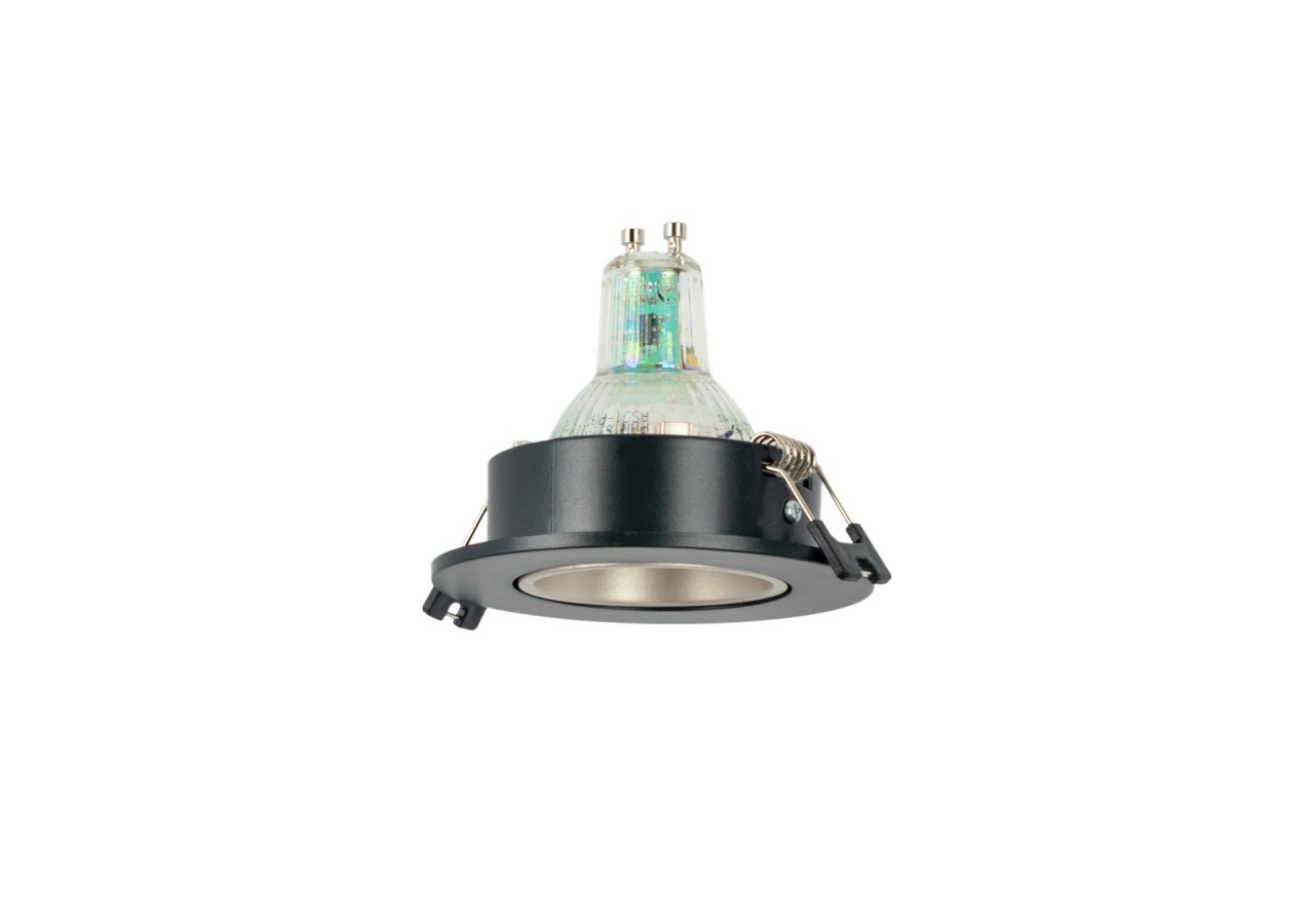 Collerette downlight ronde orientable GU10 / MR16-Faible UGR-Coupe diamètre 75 mm - B920-CN - Barcelona LED