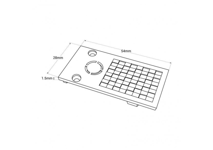 Embout de début/fin pour rail magnétique encastré, intégré et en saillie - CM-CAPS-B - Barcelona LED