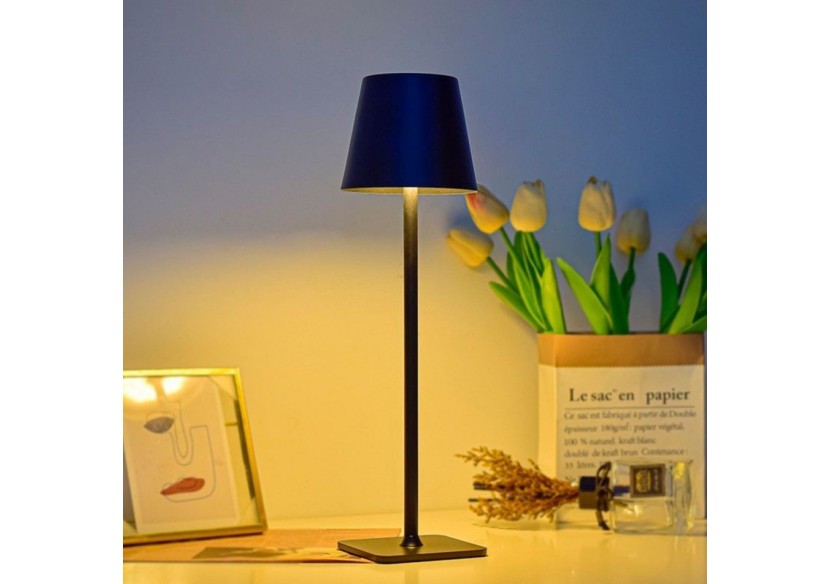 Lampe de table portable LED CCT "Laura"-1,5W-Tactile-Intensité variable - LN1001-N - Barcelona LED Lampe de table portable LED CCT "Laura"-1,5W-Tactile-Intensité variable - LN1001-N - Barcelona LED