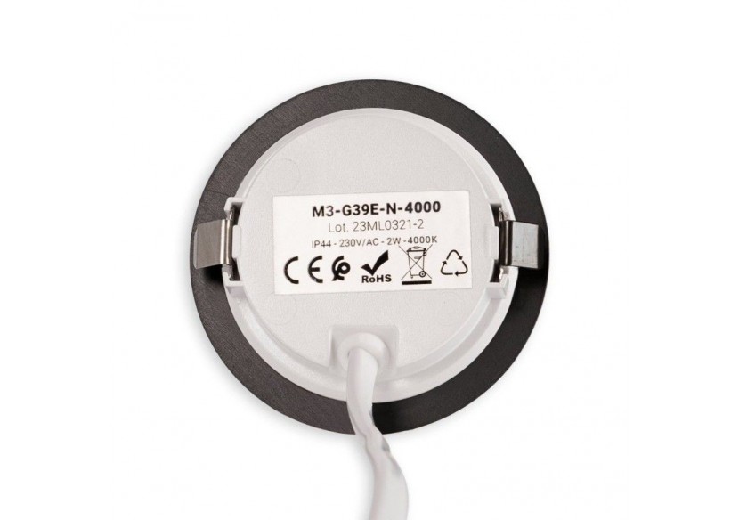 Spot LED encastré sous meuble 2W 220V AC-IP44 - M3-G39E-N-4000 - Barcelona LED Spot LED encastré sous meuble 2W 220V AC-IP44 - M3-G39E-N-4000 - Barcelona LED
