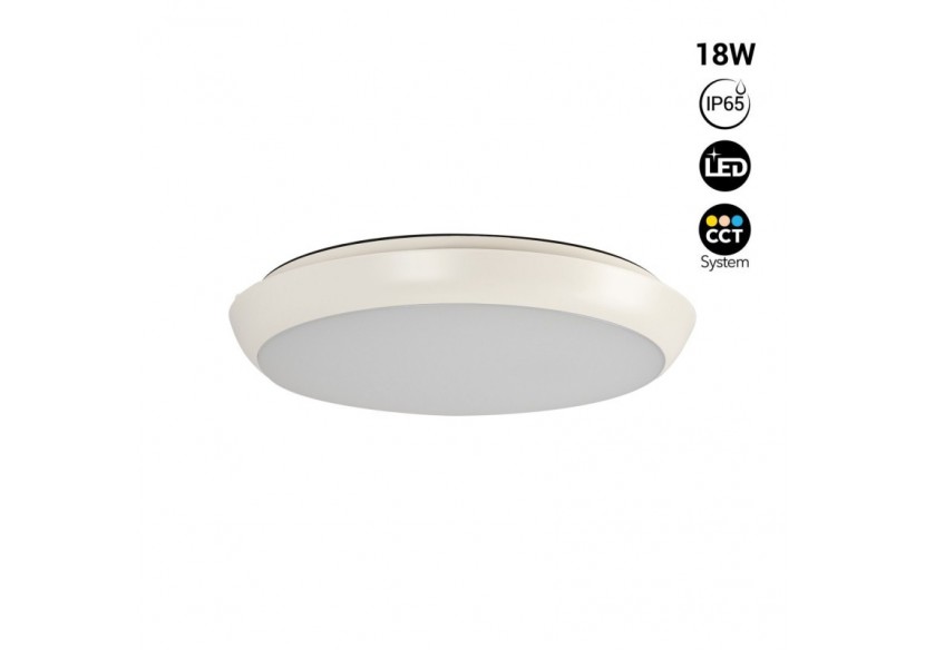 Plafonnier LED étanche CCT-18W-diamètre 25cm-1920lm-IP65 - B1760-18W-B - Barcelona LED Plafonnier LED étanche CCT-18W-diamètre 25cm-1920lm-IP65 - B1760-18W-B - Barcelona LED