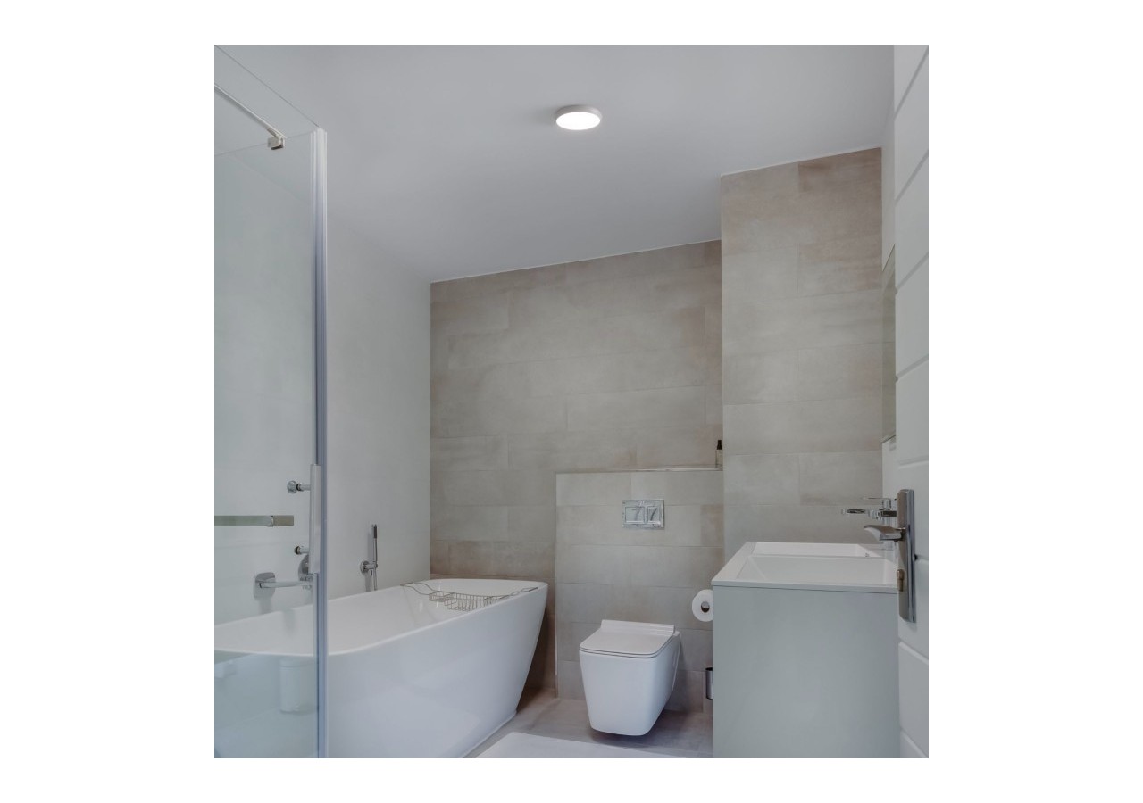 Plafonnier LED étanche CCT-18W-diamètre 25cm-1920lm-IP65 - B1760-18W-B - Barcelona LED