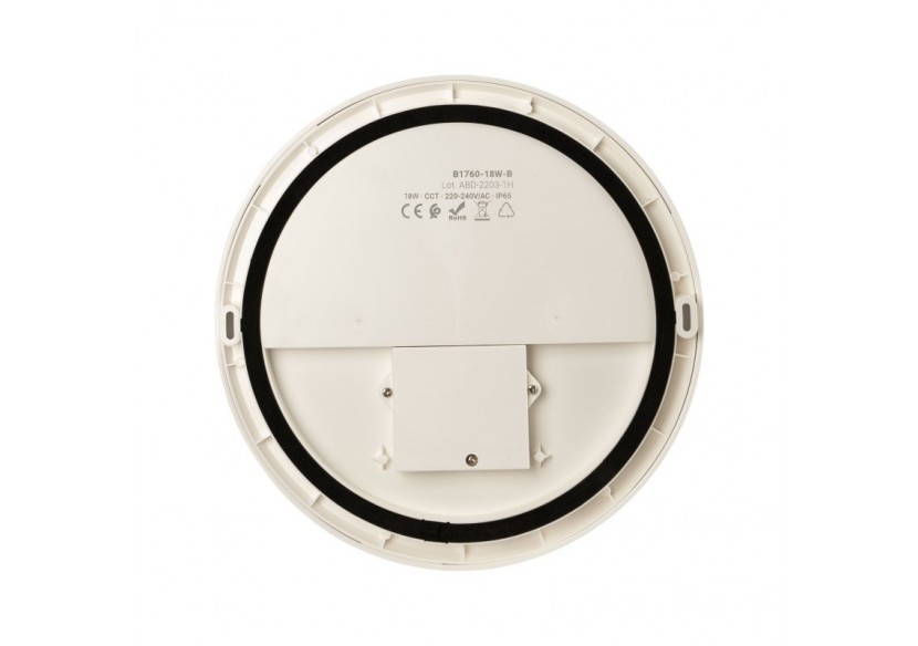 Plafonnier LED étanche CCT-18W-diamètre 25cm-1920lm-IP65 - B1760-18W-B - Barcelona LED Plafonnier LED étanche CCT-18W-diamètre 25cm-1920lm-IP65 - B1760-18W-B - Barcelona LED