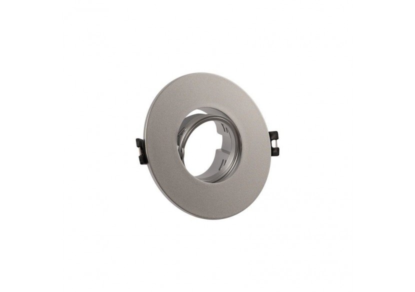 Collerette downlight ronde orientable GU10 / MR16-Coupe diamètre 75 mm - B978-R-P - Barcelona LED Collerette downlight ronde orientable GU10 / MR16-Coupe diamètre 75 mm - B978-R-P - Barcelona LED