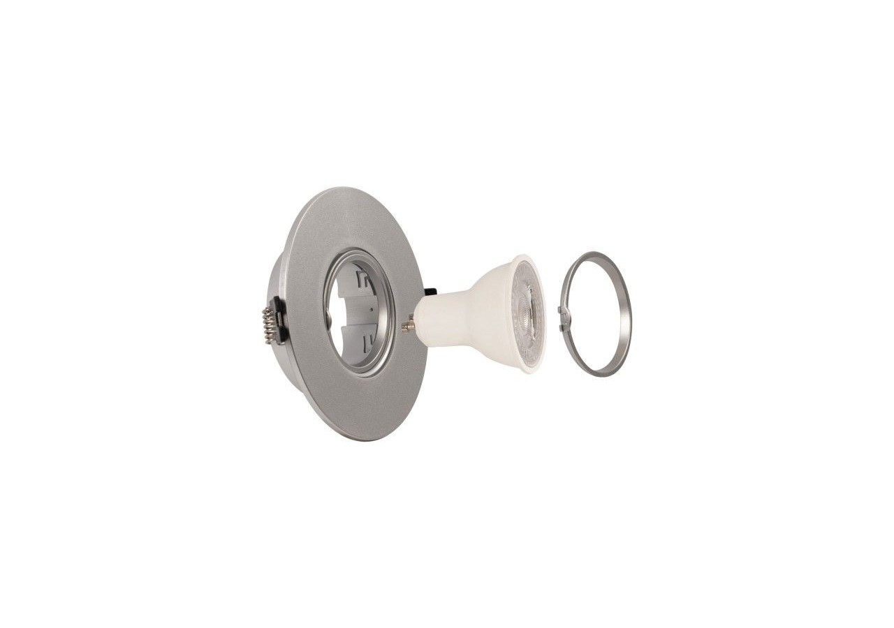 Collerette downlight ronde orientable GU10 / MR16-Coupe diamètre 75 mm - B978-R-P - Barcelona LED
