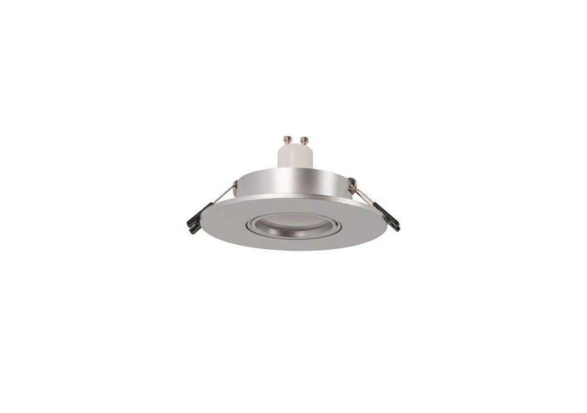 Collerette downlight ronde orientable GU10 / MR16-Coupe diamètre 75 mm - B978-R-P - Barcelona LED Collerette downlight ronde orientable GU10 / MR16-Coupe diamètre 75 mm - B978-R-P - Barcelona LED