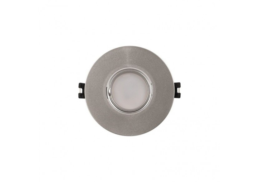 Collerette downlight ronde orientable GU10 / MR16-Coupe diamètre 75 mm - B978-R-P - Barcelona LED Collerette downlight ronde orientable GU10 / MR16-Coupe diamètre 75 mm - B978-R-P - Barcelona LED