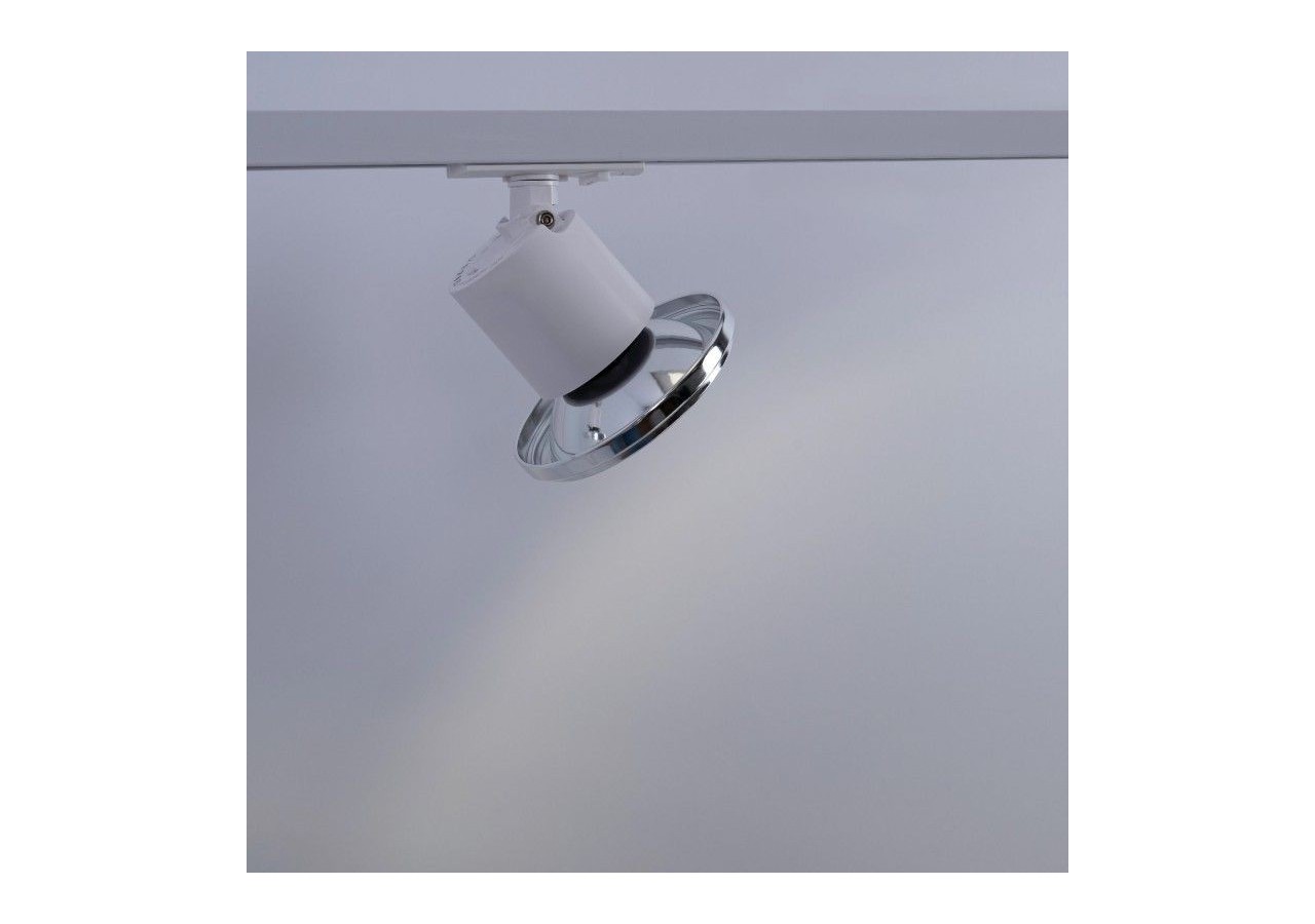 Spot sur rail monophasé avec douille GU10-AR111 - B979-B - Barcelona LED