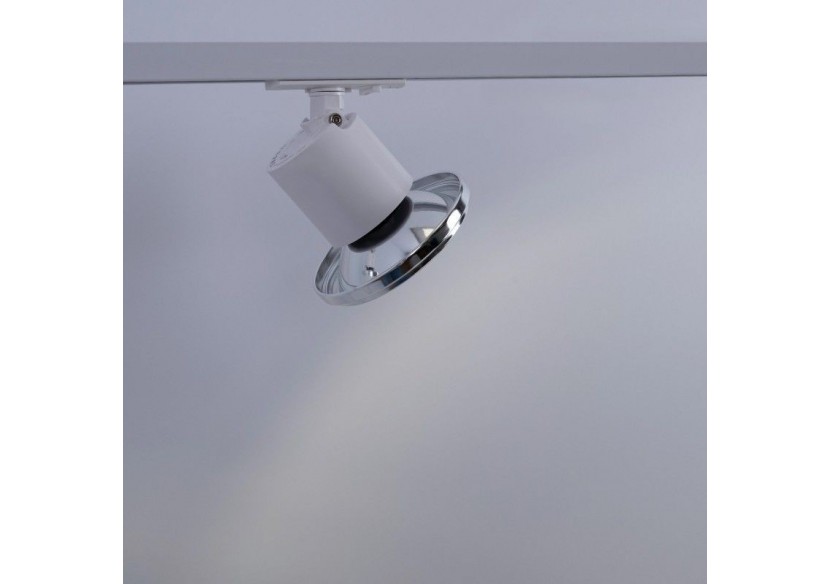 Spot sur rail monophasé avec douille GU10-AR111 - B979-B - Barcelona LED Spot sur rail monophasé avec douille GU10-AR111 - B979-B - Barcelona LED