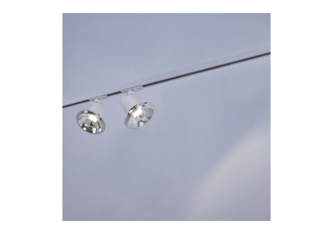 Spot sur rail monophasé avec douille GU10-AR111 - B979-B - Barcelona LED