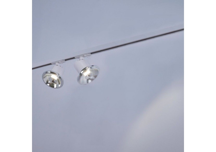 Spot sur rail monophasé avec douille GU10-AR111 - B979-B - Barcelona LED Spot sur rail monophasé avec douille GU10-AR111 - B979-B - Barcelona LED