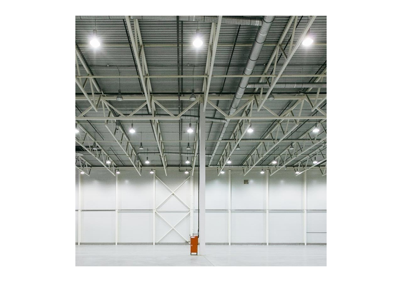 Cloche industrielle LED avec capteur de mouvement 150W-Driver Philips-Dimmable 1-10V-IP65 - K8137-150-5K-S - Barcelona LED