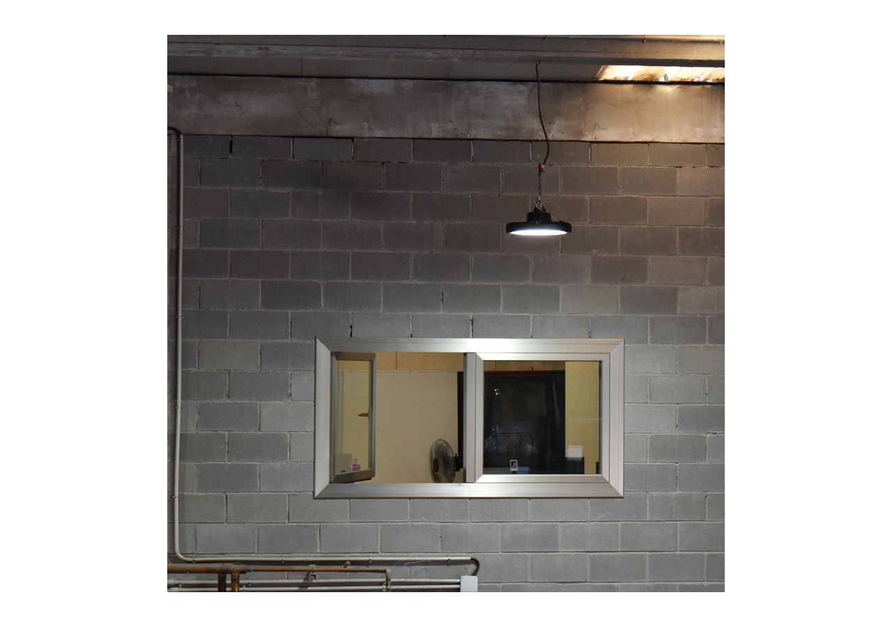 Cloche industrielle LED avec capteur de mouvement 150W-Driver Philips-Dimmable 1-10V-IP65 - K8137-150-5K-S - Barcelona LED