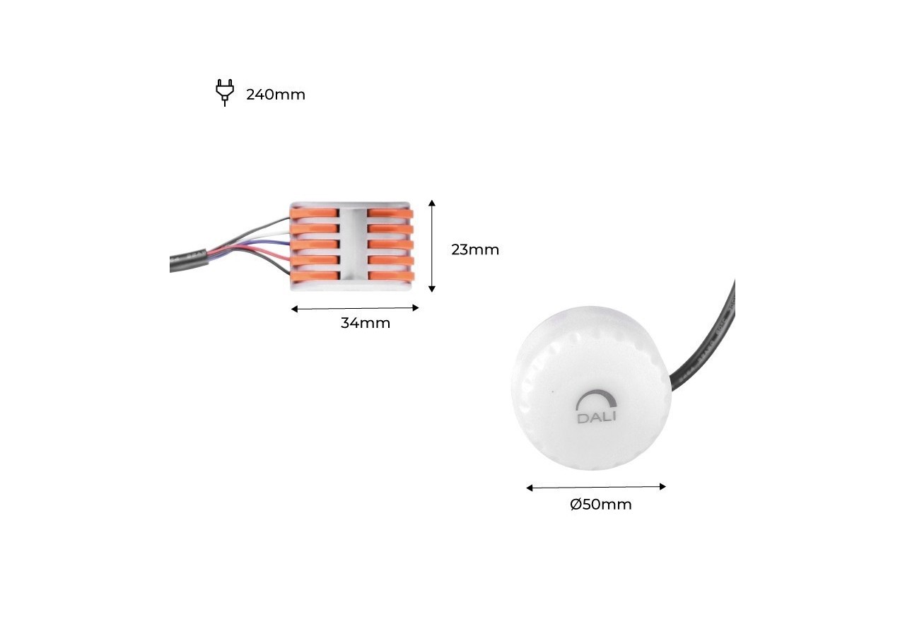 Cloche industrielle LED avec capteur de mouvement 150W-Driver Philips-Dimmable 1-10V-IP65 - K8137-150-5K-S - Barcelona LED