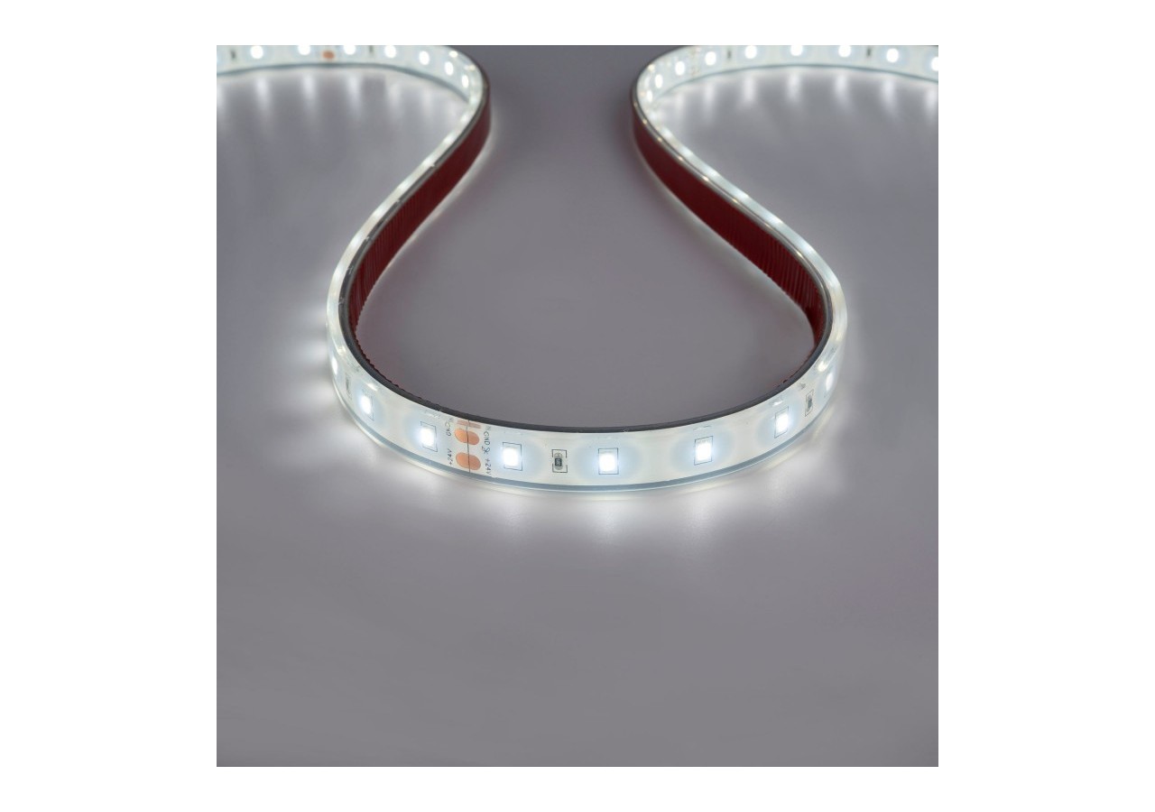 Ruban LED 24V DC-12W/m-Monochrome-12mm-IP67-5m-SMD2835 60 puces/m - B1653-IP67-BN - Barcelona LED