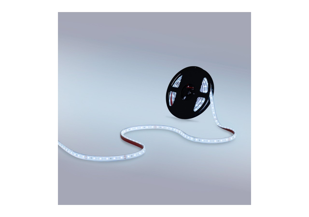 Ruban LED 24V DC-12W/m-Monochrome-12mm-IP67-5m-SMD2835 60 puces/m - B1653-IP67-BF - Barcelona LED