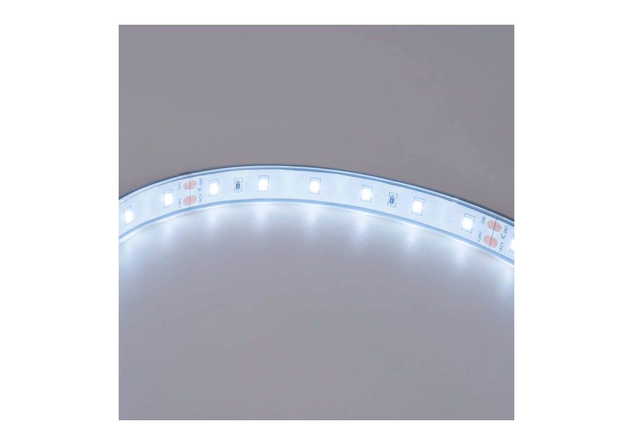 Ruban LED 24V DC-12W/m-Monochrome-12mm-IP67-5m-SMD2835 60 puces/m - B1653-IP67-BF - Barcelona LED