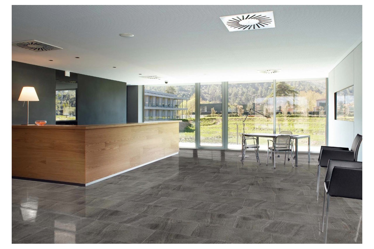 Carrelage sol intérieur grès cérame Stone Prints - Alfalux : Confort'Mat