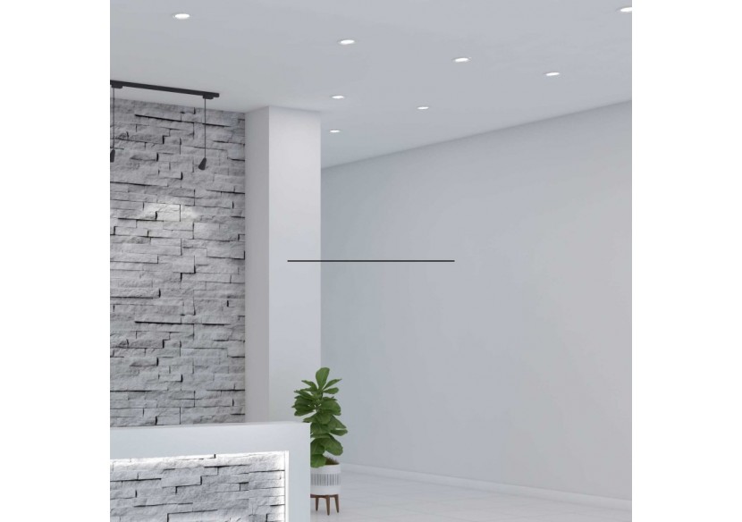 Downlight LED rond 8W-Diamètre de coupe ajustable : diamètre 50-90mm - B1276-BN - Barcelona LED