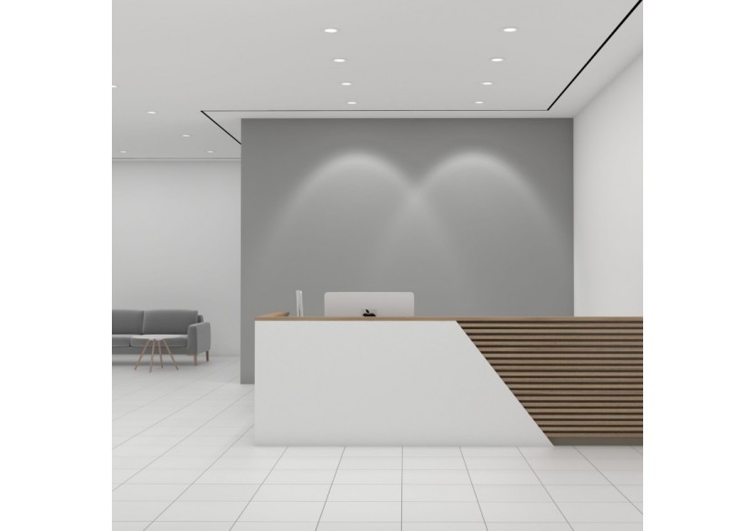 Downlight LED rond 8W-Diamètre de coupe ajustable : diamètre 50-90mm - B1276-BF - Barcelona LED