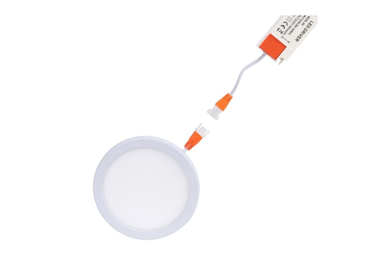 Downlight LED rond 8W-Diamètre de coupe ajustable : diamètre 50-90mm - B1276-BF - Barcelona LED