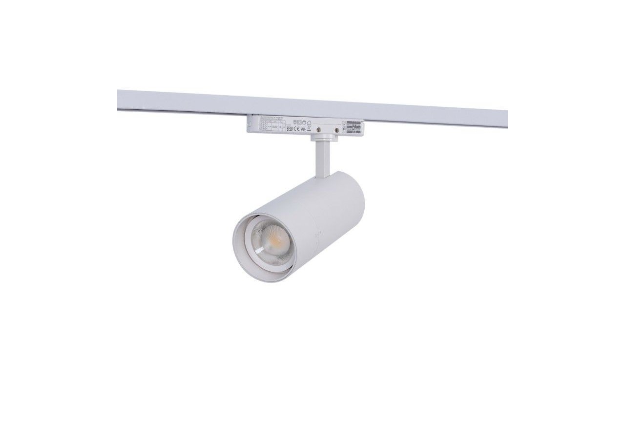Spot LED sur rail monophasé CCT 25W-COB-Ouverture réglable 24-60 degrés - L6006-CCT-B - Barcelona LED
