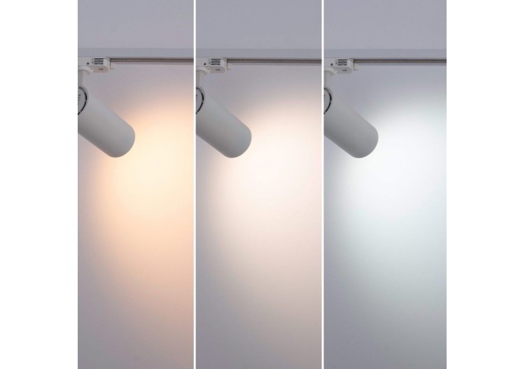 Spot LED sur rail monophasé CCT 25W-COB-Ouverture réglable 24-60 degrés - L6006-CCT-B - Barcelona LED 2