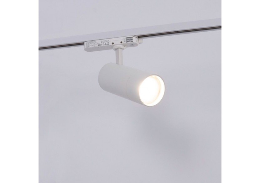 Spot LED sur rail monophasé CCT 25W-COB-Ouverture réglable 24-60 degrés - L6006-CCT-B - Barcelona LED Spot LED sur rail monophasé CCT 25W-COB-Ouverture réglable 24-60 degrés - L6006-CCT-B - Barcelona LED