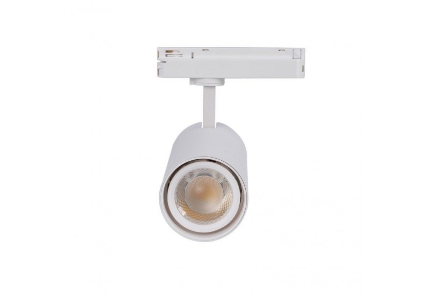 Spot LED sur rail monophasé CCT 25W-COB-Ouverture réglable 24-60 degrés - L6006-CCT-B - Barcelona LED Spot LED sur rail monophasé CCT 25W-COB-Ouverture réglable 24-60 degrés - L6006-CCT-B - Barcelona LED