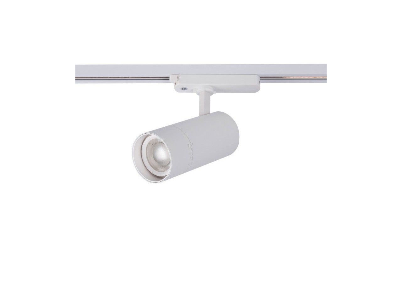 Spot LED sur rail monophasé CCT 25W-COB-Ouverture réglable 24-60 degrés - L6006-CCT-B - Barcelona LED