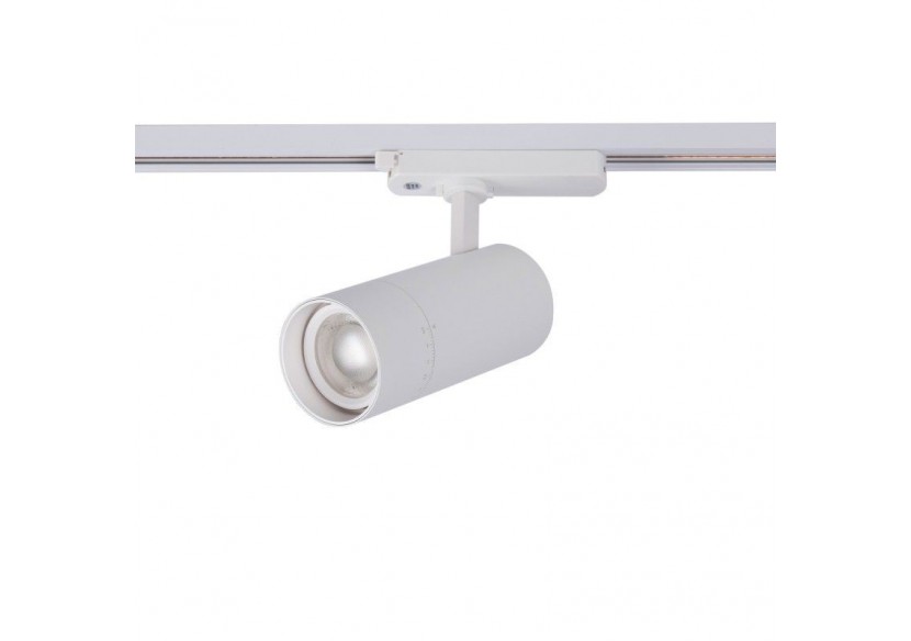 Spot LED sur rail monophasé CCT 25W-COB-Ouverture réglable 24-60 degrés - L6006-CCT-B - Barcelona LED Spot LED sur rail monophasé CCT 25W-COB-Ouverture réglable 24-60 degrés - L6006-CCT-B - Barcelona LED