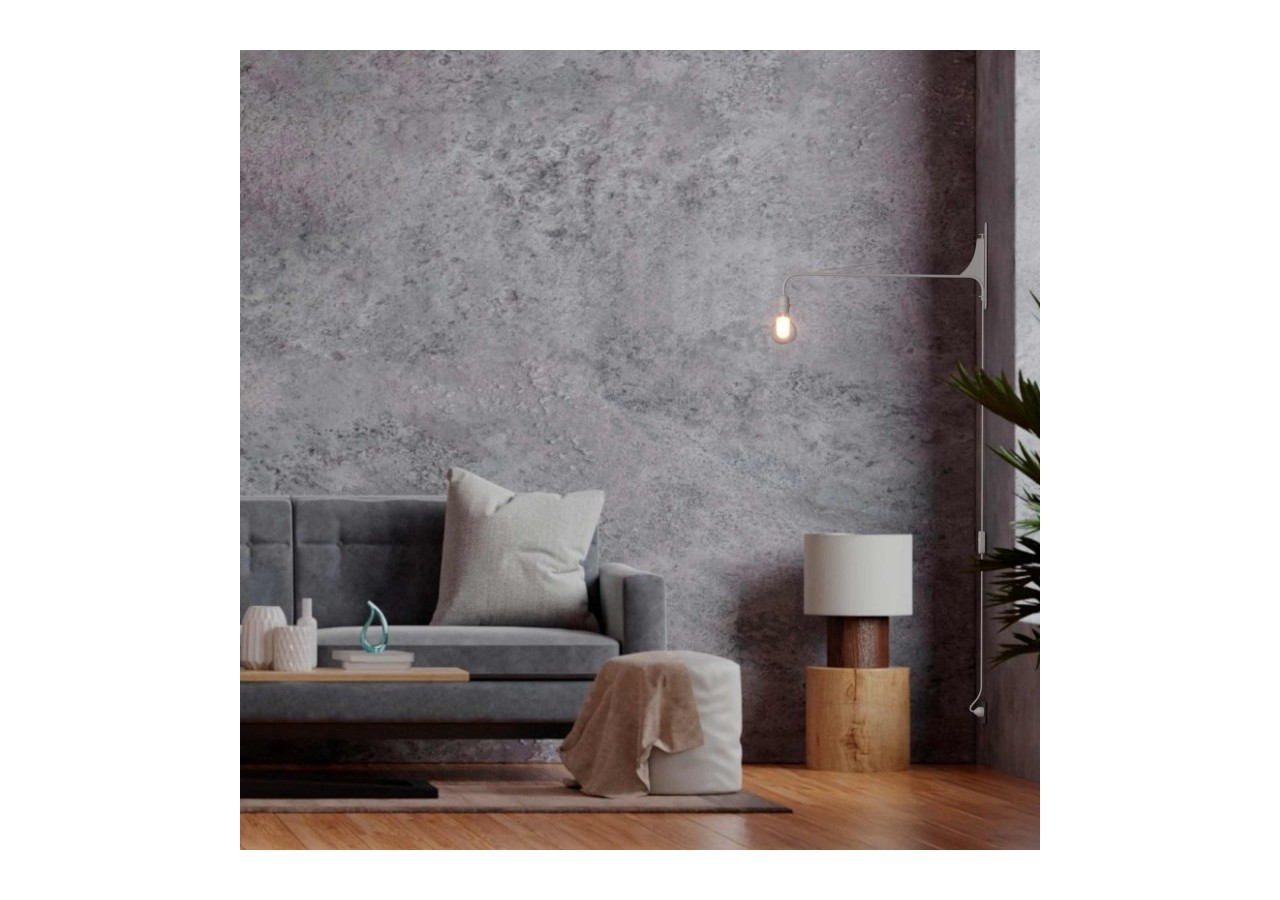 Applique murale orientable avec câble et prise "Pitt" / Inspiration "Petite Potence" - L3094-B - Barcelona LED