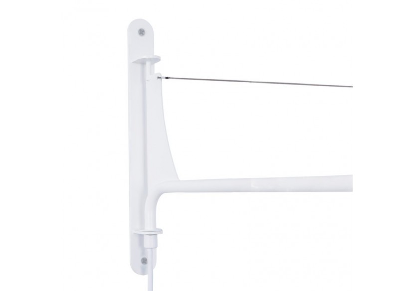 Applique murale orientable avec câble et prise "Pitt" / Inspiration "Petite Potence" - L3094-B - Barcelona LED Applique murale orientable avec câble et prise "Pitt" / Inspiration "Petite Potence" - L3094-B - Barcelona LED