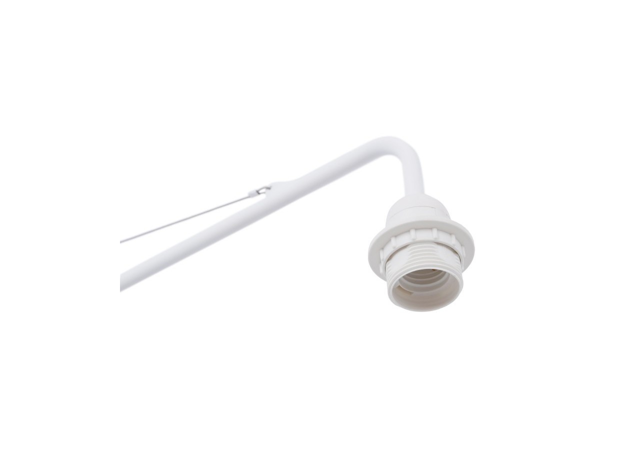 Applique murale orientable avec câble et prise "Pitt" / Inspiration "Petite Potence" - L3094-B - Barcelona LED