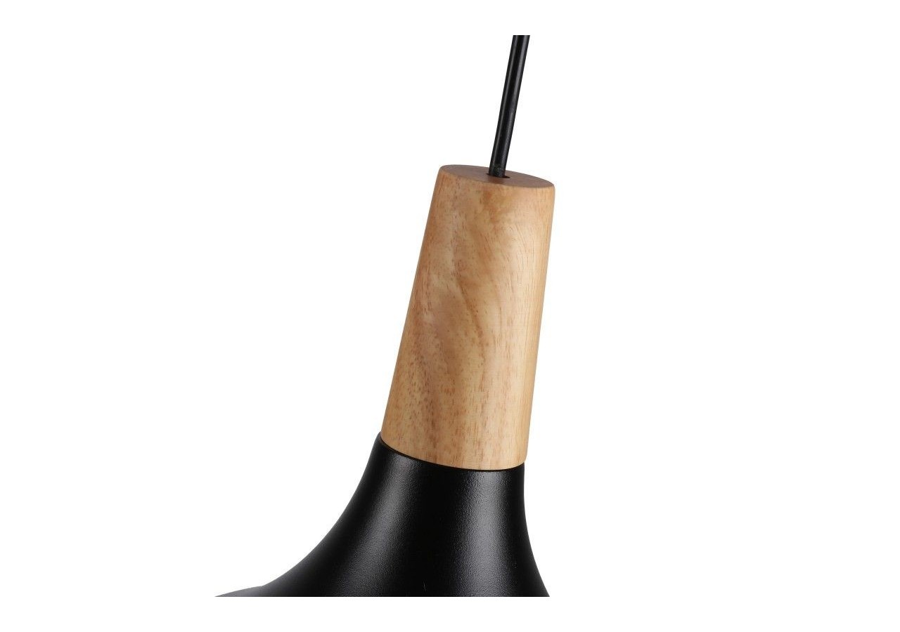 Suspension en métal et bois "Loop" - LN3020-N - Barcelona LED